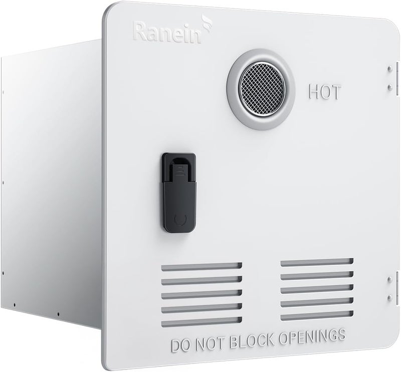 Ranein RV Water Heater Door Kit, 15x15 Inches White Panel, Compatible with Models Only - Image 2